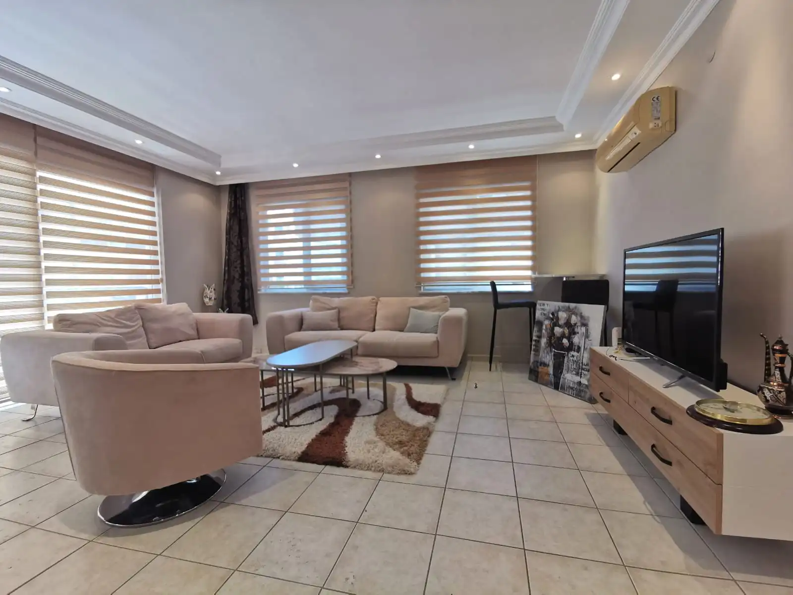 Изображение Просторная квартира 3+1 в 150 метрах от моря